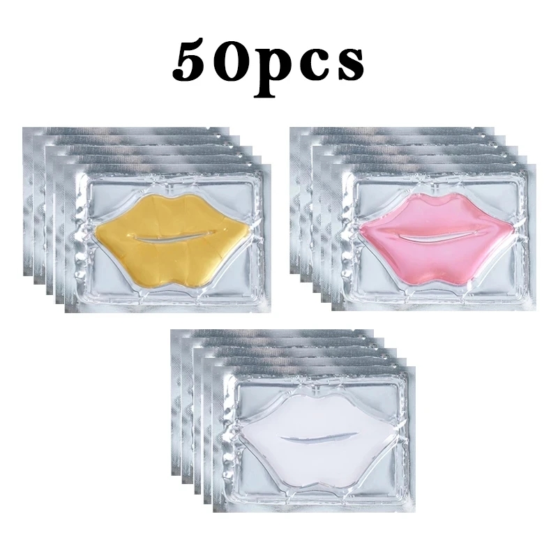50pcs Collagen Lip Mask Moistu - Skincare Viral Tiktok 评论和价格