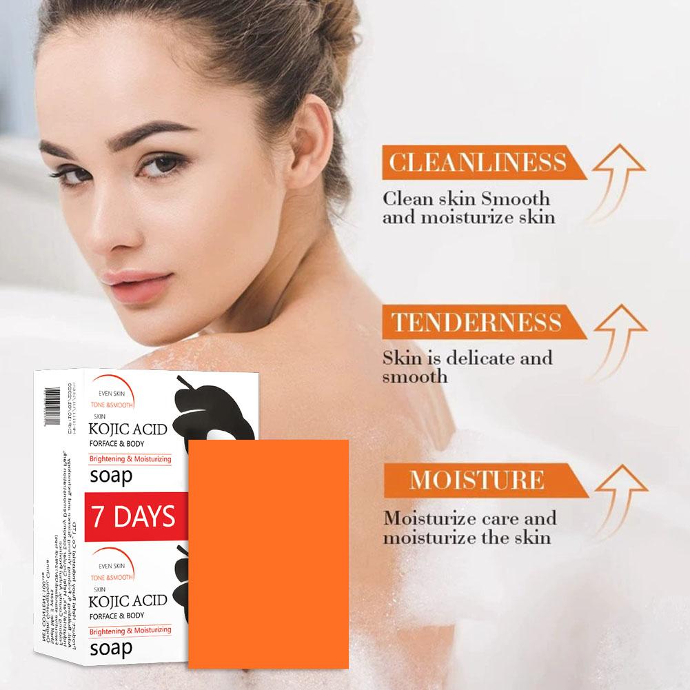 1/3/5Pcs Turmeric Soap Lemon A - Kojic Acid Soap 评论和价格