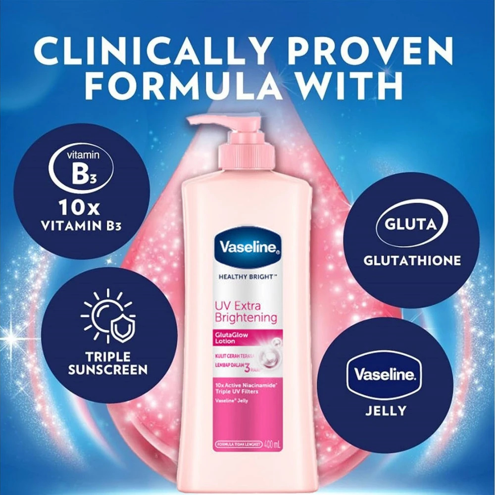 Vaseline Niacinamide Body Loti - Aha Bha Exfoliant 评论和价格
