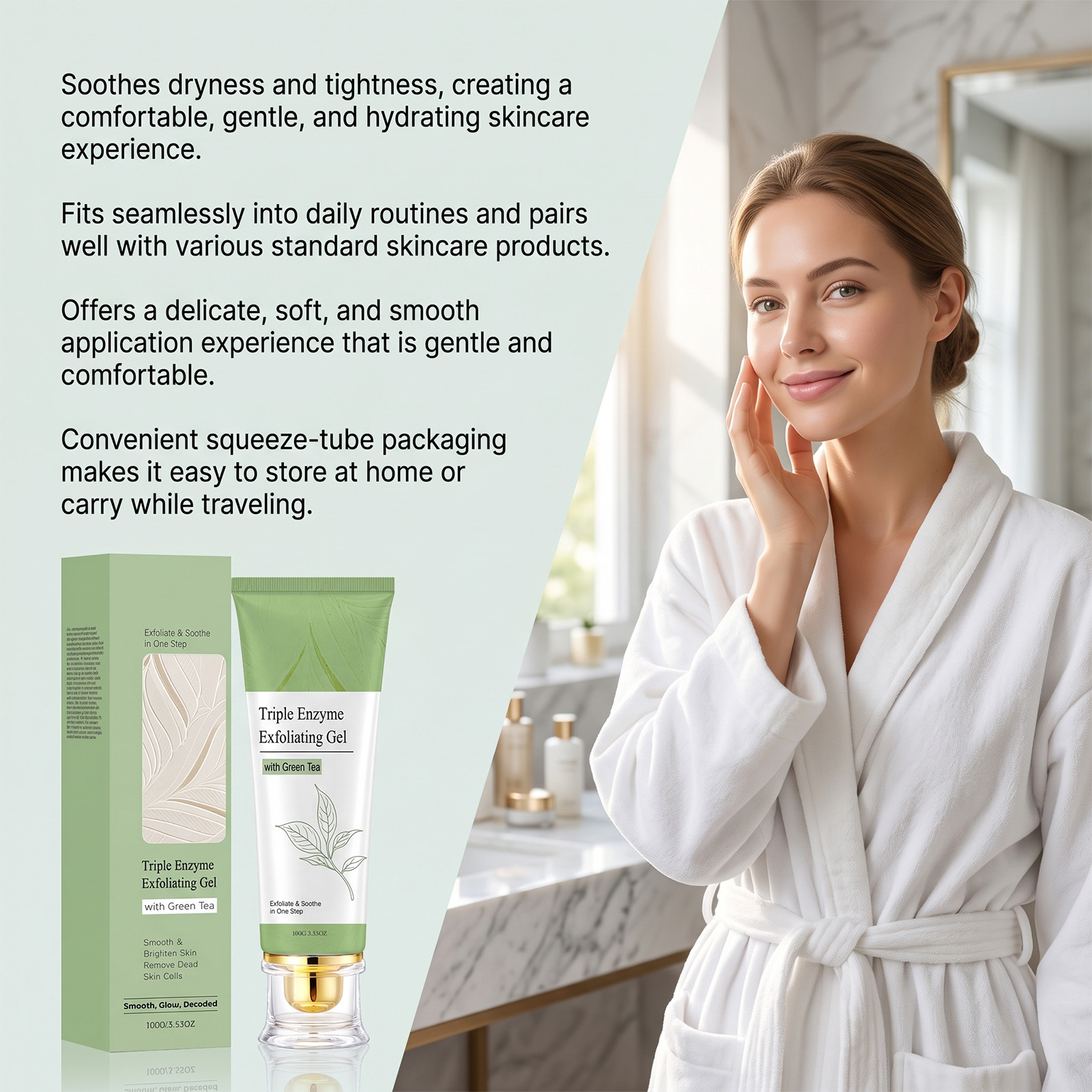 Green Tea Exfoliating Gel Deep - Aha Bha Exfoliant 评论和价格