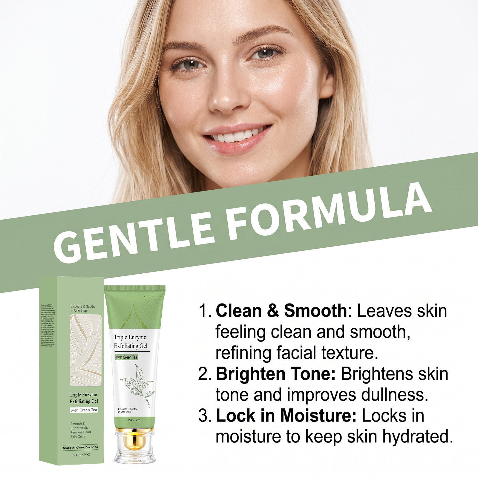 Green Tea Exfoliating Gel Deep - Aha Bha Exfoliant 评论和价格