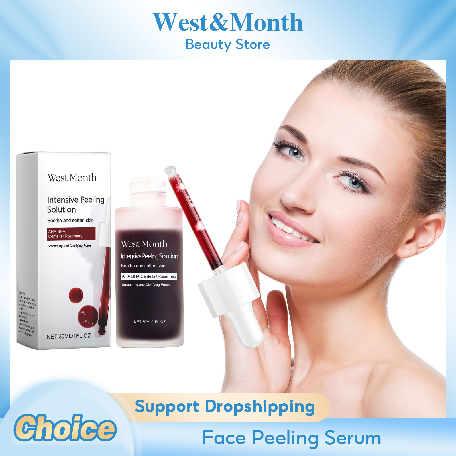 Peeling Face Serum Fruit Acid  - Aha Bha Exfoliant 评论和价格