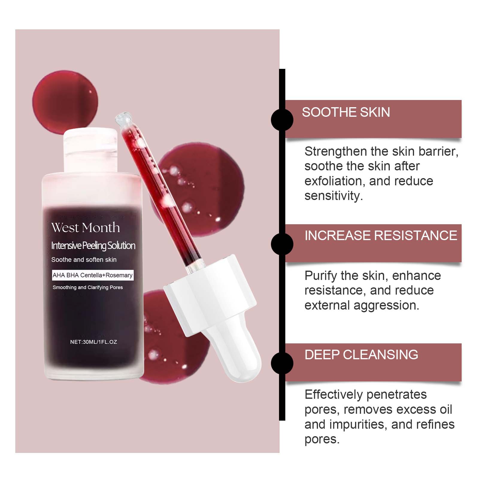 Peeling Face Serum Fruit Acid  - Aha Bha Exfoliant 评论和价格