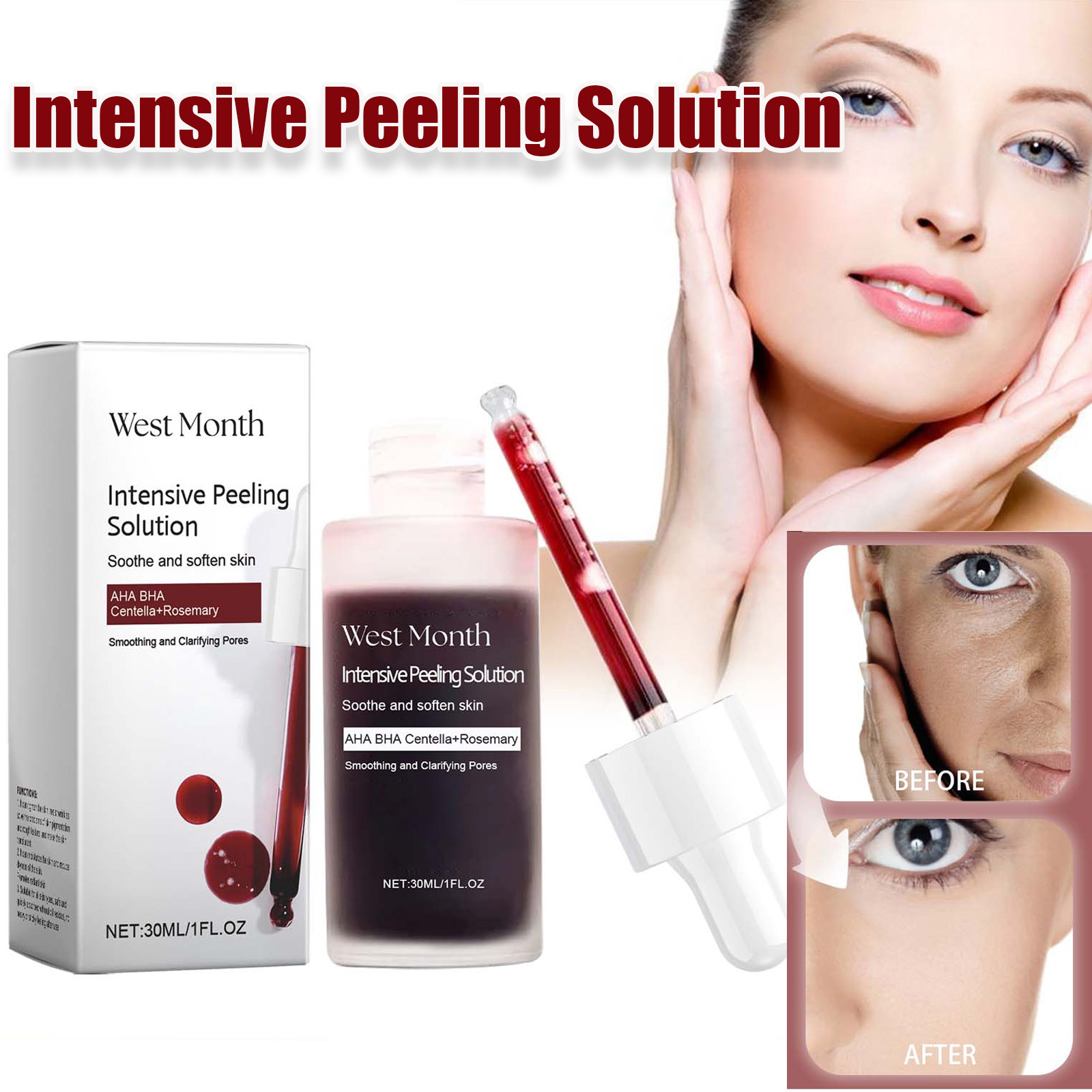 Peeling Face Serum Anti Acne B - Aha Bha Exfoliant 评论和价格