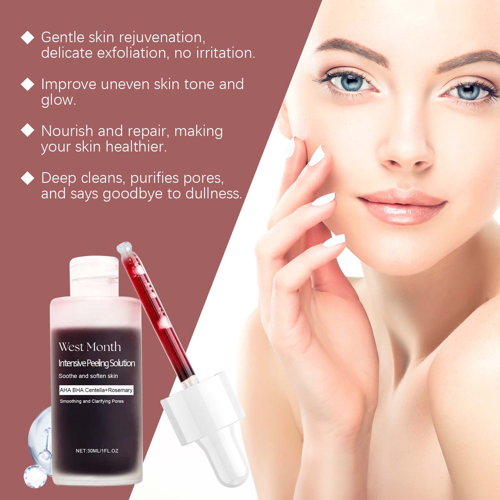 Peeling Face Serum Anti Acne B - Aha Bha Exfoliant 评论和价格