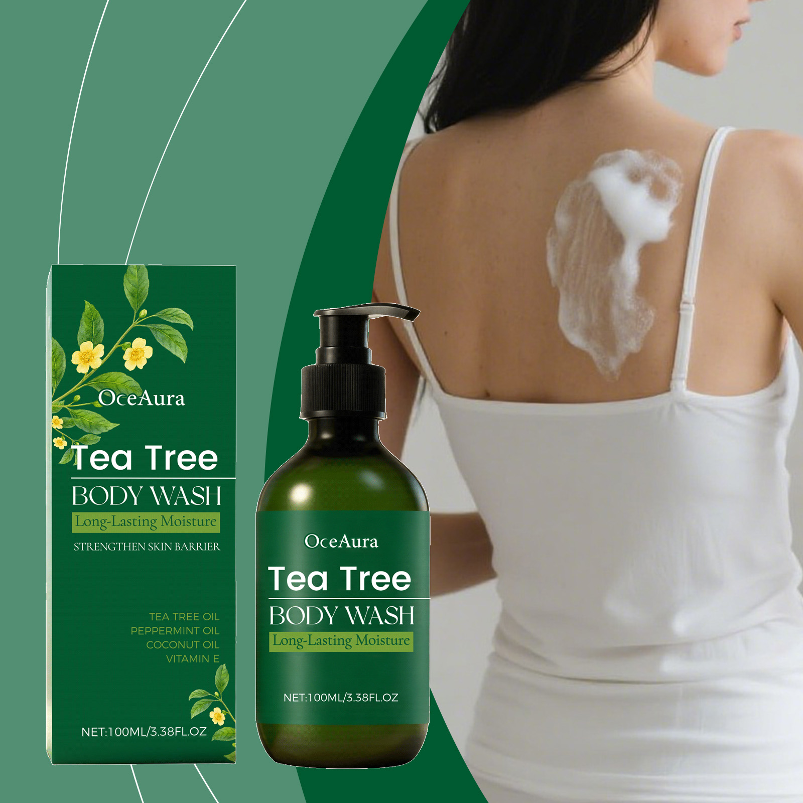 Tea Tree Refreshing Shower Gel - Aha Bha Exfoliant 评论和价格