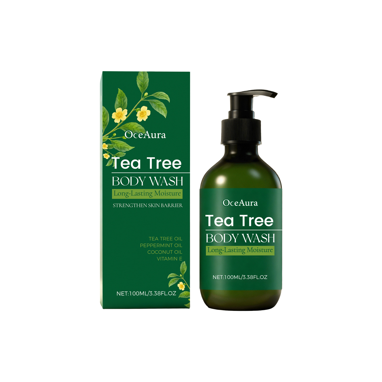Tea Tree Refreshing Shower Gel - Aha Bha Exfoliant 评论和价格